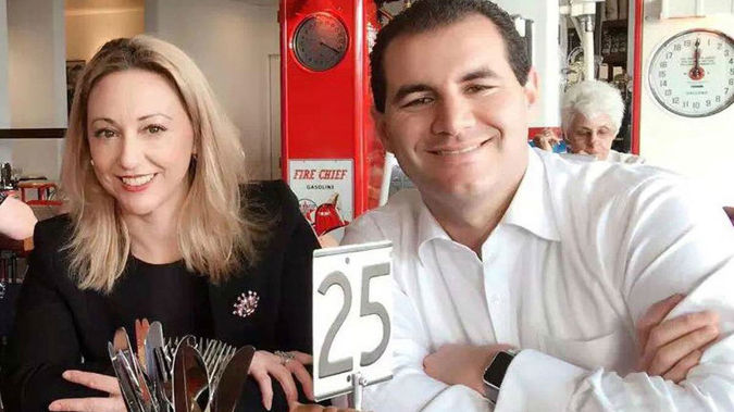 Invercargill MP Sarah Dowie and Jami-Lee Ross.