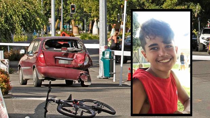 Joshua Mou, 13, who passed away at Hawke's Bay Hospital yesterday morning after his bike collided with a van on Monday. Photo / Supplied