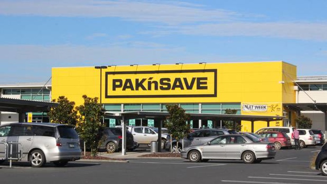 Pak n Save staff rushed to help after a man spotted the toddler inside. (Photo / Supplied)