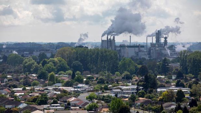 Only 38 per cent of students in the timber mill town of Kawerau (above) attend school "regularly", the lowest rate in the country. (Photo / File)
