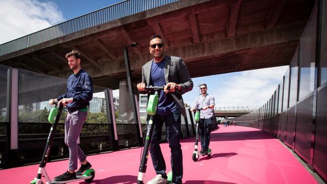 Lime e-scooters. Photo / NZHerald