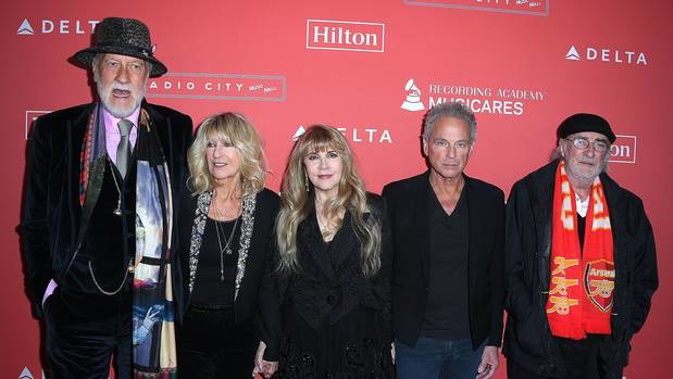 Mick Fleetwood, Christine McVie, Stevie Nicks, Lindsey Buckingham, and John McVie of Fleetwood Mac. (Photo / Getty)