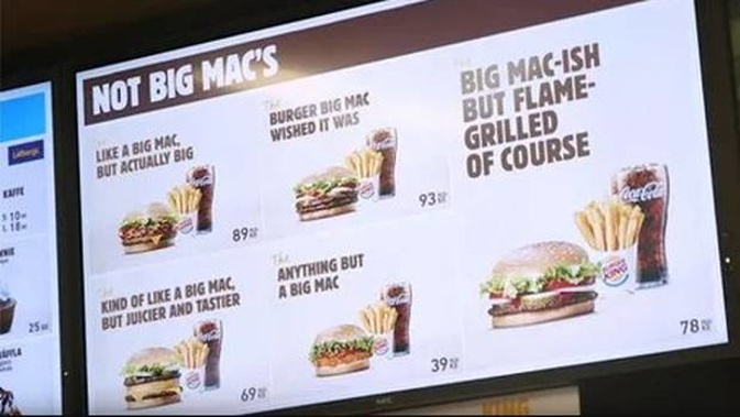 Burger King has jabbed McDonald's in its new campaign. (Photo / File)