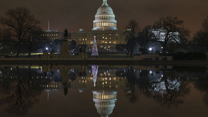 The agreed amount will be significantly less than what Donald Trump wanted. (Photo / AP)