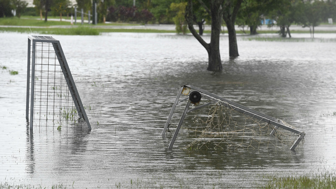 The hand of human stupidity played a major part in the damage to Townsville during this year's floods. (Photo / Getty)