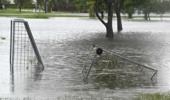 The hand of human stupidity played a major part in the damage to Townsville during this year's floods. (Photo / Getty)