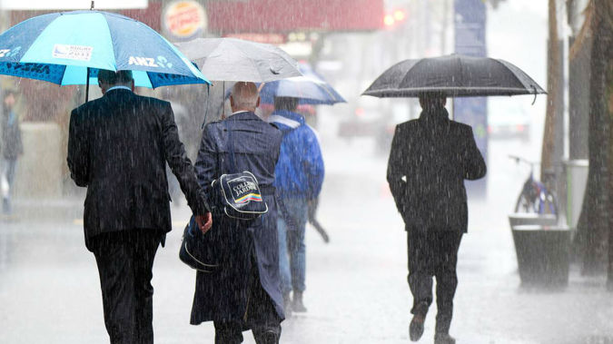 Parts of New Zealand are in for wet and wild weekend. Photo / NZ Herald