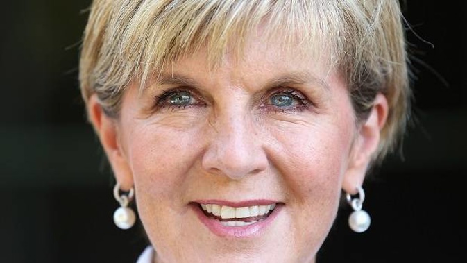 Minister for Foreign Affairs Julie Bishop. Photo / Getty Images