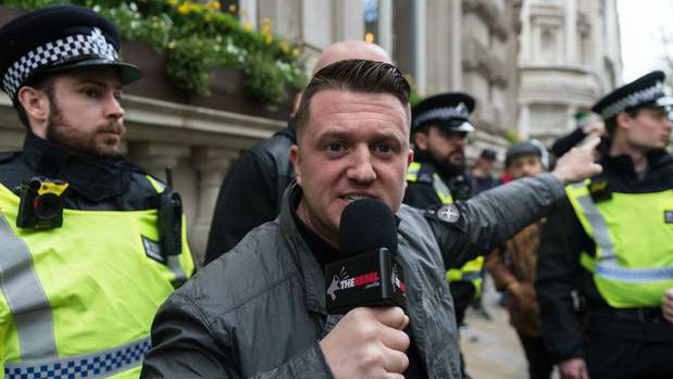 Tommy Robinson. Photo / Getty Images