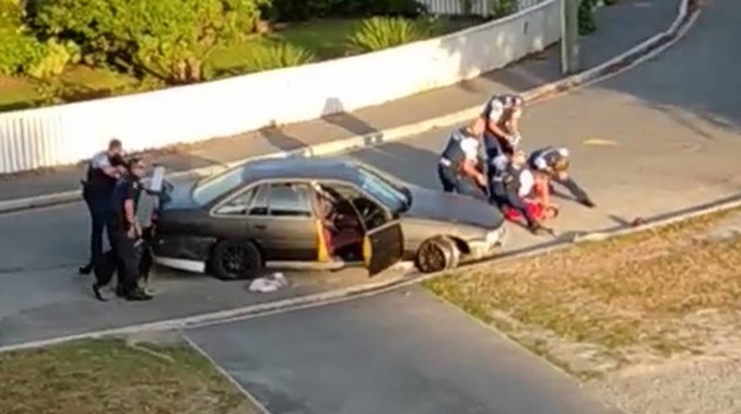 A man was shot in Richmond on Tuesday night after a shoot out with police. (Photo / Supplied)