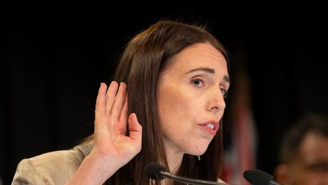 Prime Minister Jacinda Ardern during her post-Cabinet press conference at Parliament, Wellington. Photo / Mark Mitchell