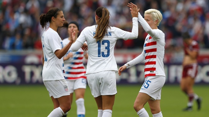 But for the women of the US football team, their income is not remotely gender-based, it is income based.  Photo / Getty Images