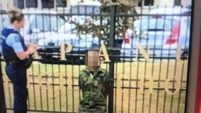 The man was arrested earlier this afternoon. (Photo / Supplied)