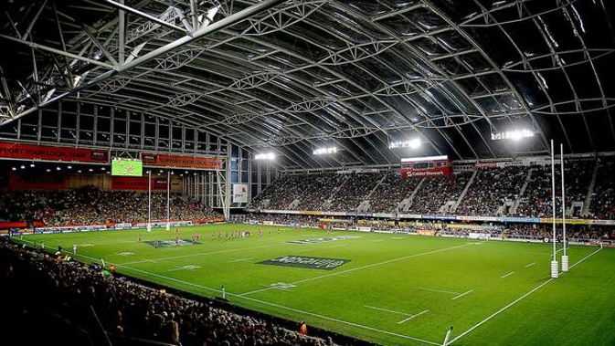 The game at Forsyth Barr Stadium will not go ahead. Photo / Photosport