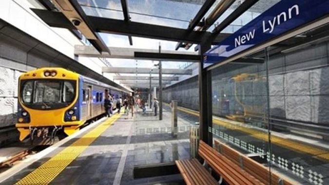 There is an incident at New Lynn railway station.