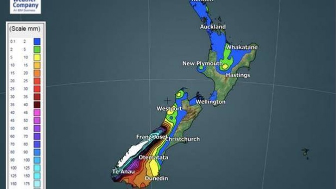The active front is set to have its way over the South Island before moving northwards. Photo / Supplied.