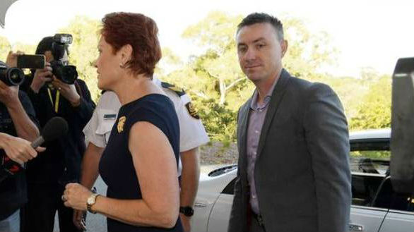 James Ashby, an adviser to Pauline Hanson, has blamed their comments on alcohol. (Photo / Getty)