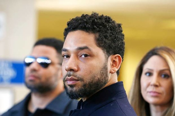Actor Jussie Smollett after his court appearance at Leighton Courthouse on March 26, 2019 in Chicago. (Photo / Getty)