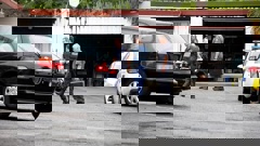 Police at a Maungatapu address yesterday. (Photo / File)