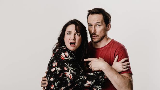 Claire Chitham and Cohen Holloway star in Fresh Eggs. (Photo / Supplied)