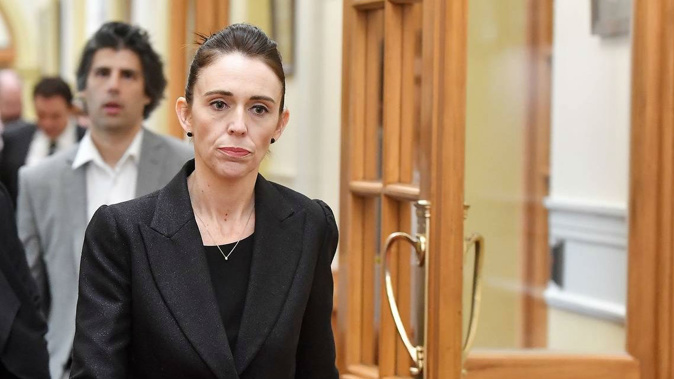 Jacinda Ardern has revealed the early draft of the first speech she made about the terror attack. (Photo / NZ Herald)