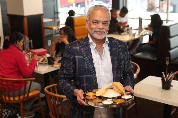 Director Shekar Mani, who had flown in from Sydney for the opening, blamed a lack of experienced staff for diners not getting served. (Photo / NZ Herald)