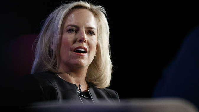 Kirstjen Nielsen is the latest White House official to fall. (Photo / AP)