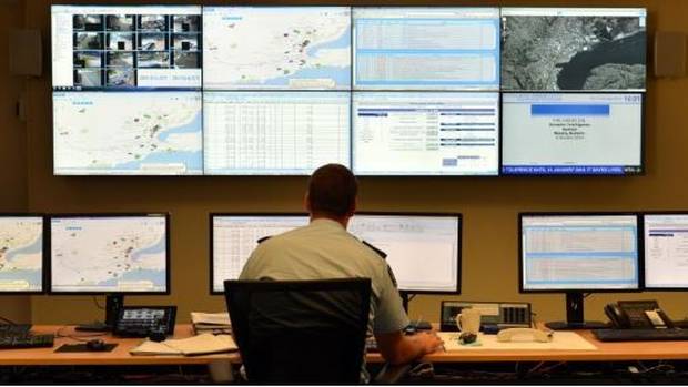 The Dunedin Central Police Station District Command Centre. Photo / Peter McIntosh