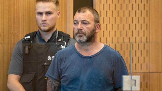 Philip Arps as he appeared at his first appearance in court in connection with distributing mosque shooting footage. (Photo / NZH - File)