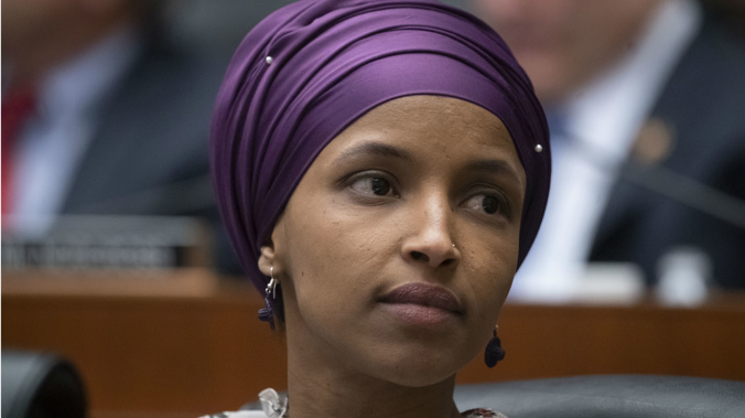 Ilhan Omar has been targetted in recent days over comments made about 9/11 at an event last month. (Photo / AP)