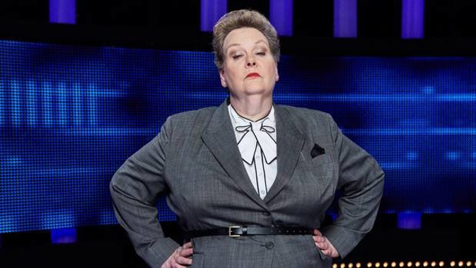 Anne Hegerty, one of the chasers on The Chase UK quiz show, upset her employer with a social media post. Photo / Supplied.