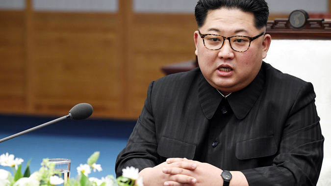 Kim Jong Un observed the unspecified weapon being fired Wednesday by the Academy of Defense Science, the North's state-run Korean Central News Agency said. (Photo / AP)
