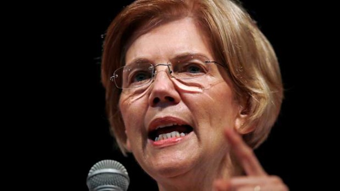 US Senator Elizabeth Warren. Photo / AP