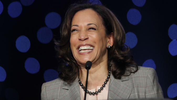 Harris is the second Democratic candidate made the call at a CNN event. (Photo / AP)