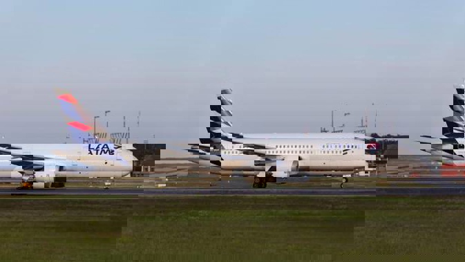 A LATAM airlines plane that departed from Auckland bound for Santiago, Chile, returned back to Auckland Airport last night. Photo / 123RF