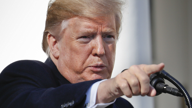 Donald Trump made the announcement at a NRA conference. (Photo / AP)