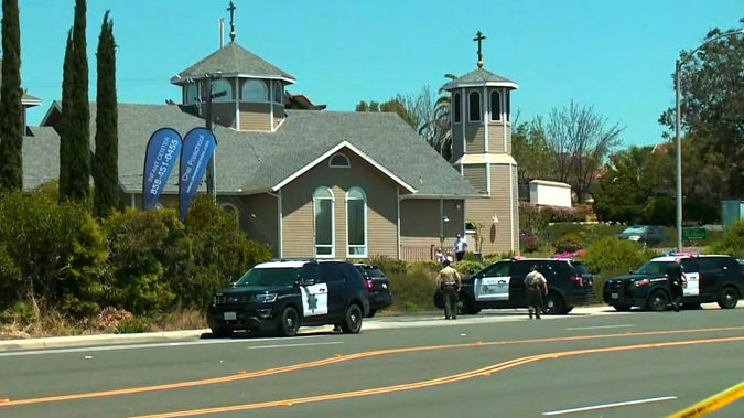 Deputies were called to the scene after "reports of a man with a gun." Photo / CNN