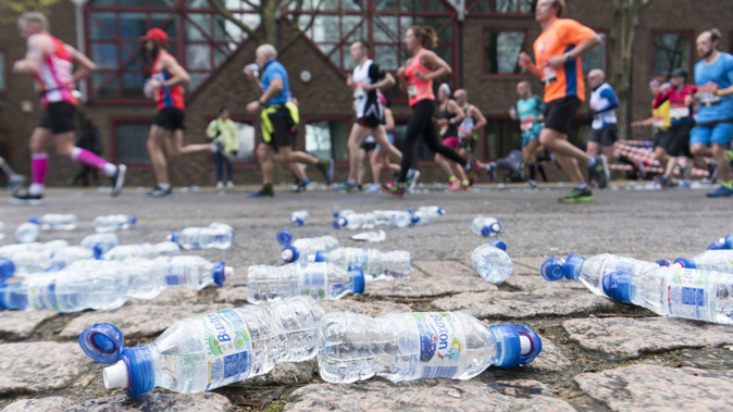 The move hopes to reduce the amount of plastic water bottles handed out at the event. (Photo / Getty)