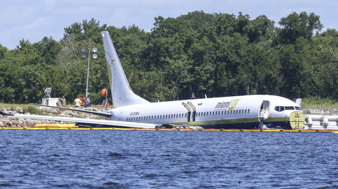 The military plane had originally taken off from Cuba. (Photo / AP)
