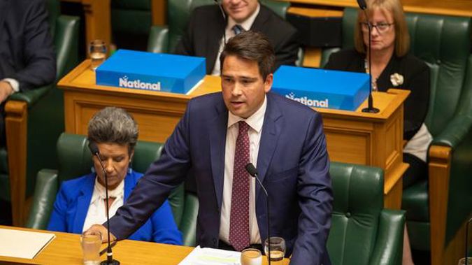 National Party leader Simon Bridges called Brian Anderton an "emotional junior staffer" despite Anderton having reportedly worked for the party for six years. (Photo / Mark Mitchell)