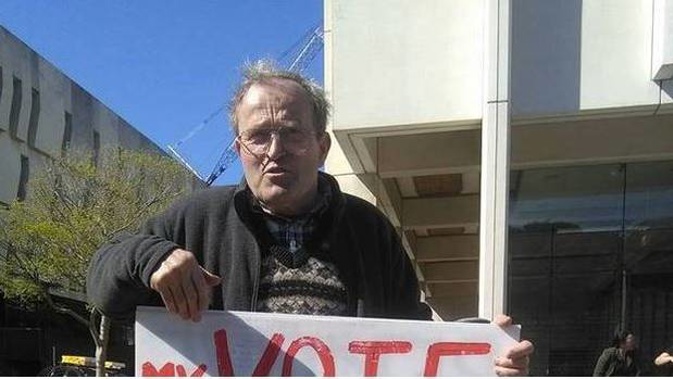 Zdenek "Sid" Hanzlik died in Wellington Hospital after setting himself on fire at Parliament on September 21 2017. (Photo / File)