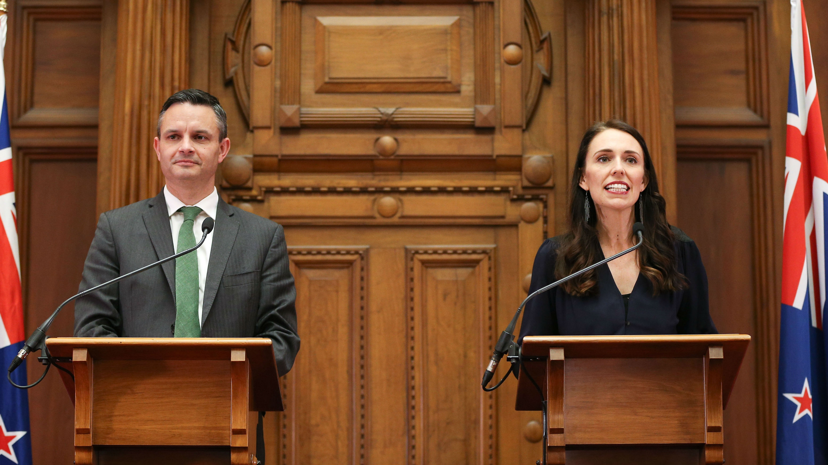 The bill was announced today by Jacinda Ardern and James Shaw. (Photo / Getty)