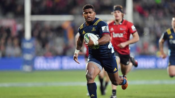 All Blacks and Highlanders winger Waisake Naholo. (Photo / Getty)