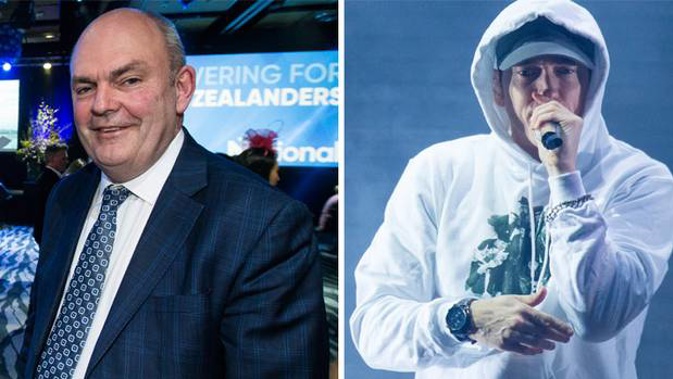 The National Party was found to have ripped off Eminem's track 'Lose Yourself'. (Photo / Getty)