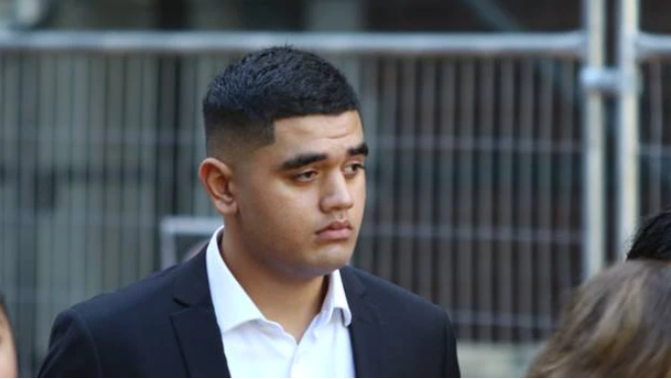 Joseph Larson leaves the High Court at Auckland after pleading not guilty to manslaughter. (Photo / Sam Hurley)