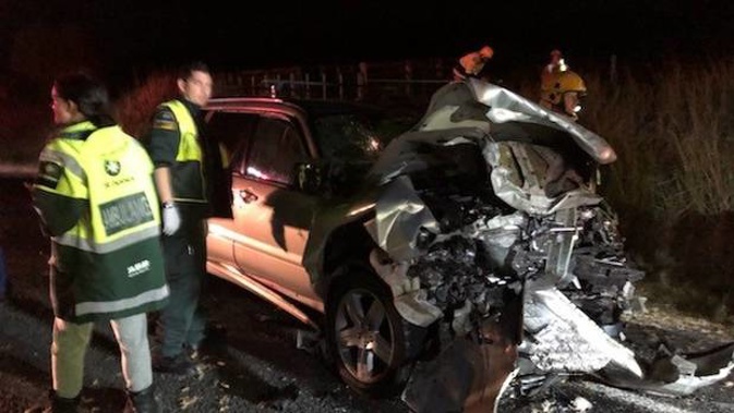 One person was taken to Auckland City Hospital in a critical condition. (Photo / Auckland Rescue Helicopter Trust)
