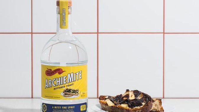 The spirit apparently tastes exactly like Vegemite and butter on toast. (Photo / Archie Rose)