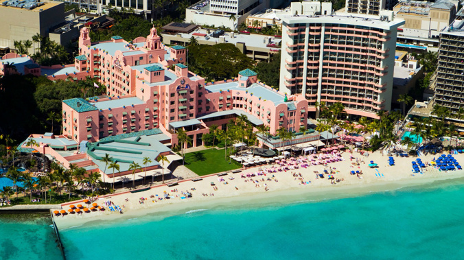 Mike Yardley had an amazing time at the Royal Hawaiian. (Photo / Supplied)