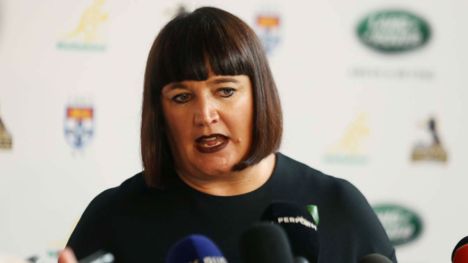 Raelene Castle has shot down the theory Israel Folau could financially ruin Rugby Australia. (Photo / Getty)