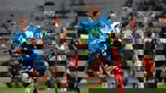 Blues winger Rieko Ioane in action against the Chiefs. (Photo / Photosport)